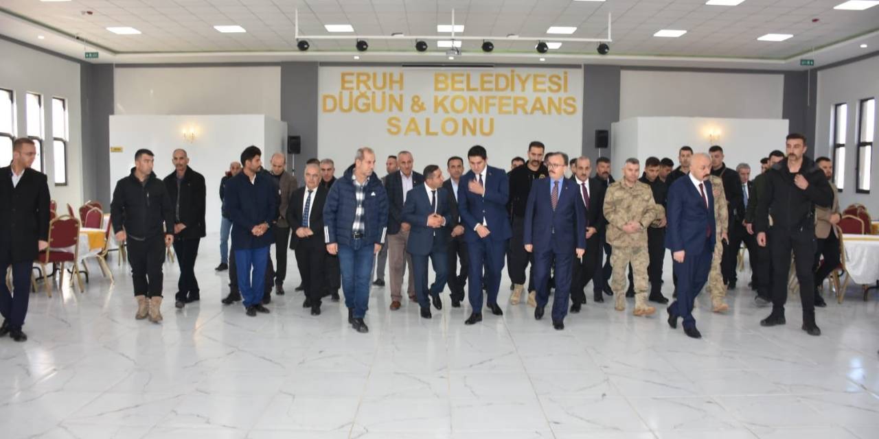 Eruh’ta Belediyeden Ücretsiz Düğün Salonu Hizmeti