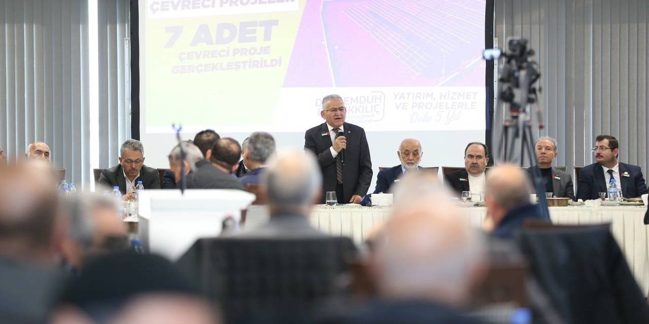 Başkan Büyükkılıç: "Sadece Bu Sene 152 Proje Gerçekleştirdik"