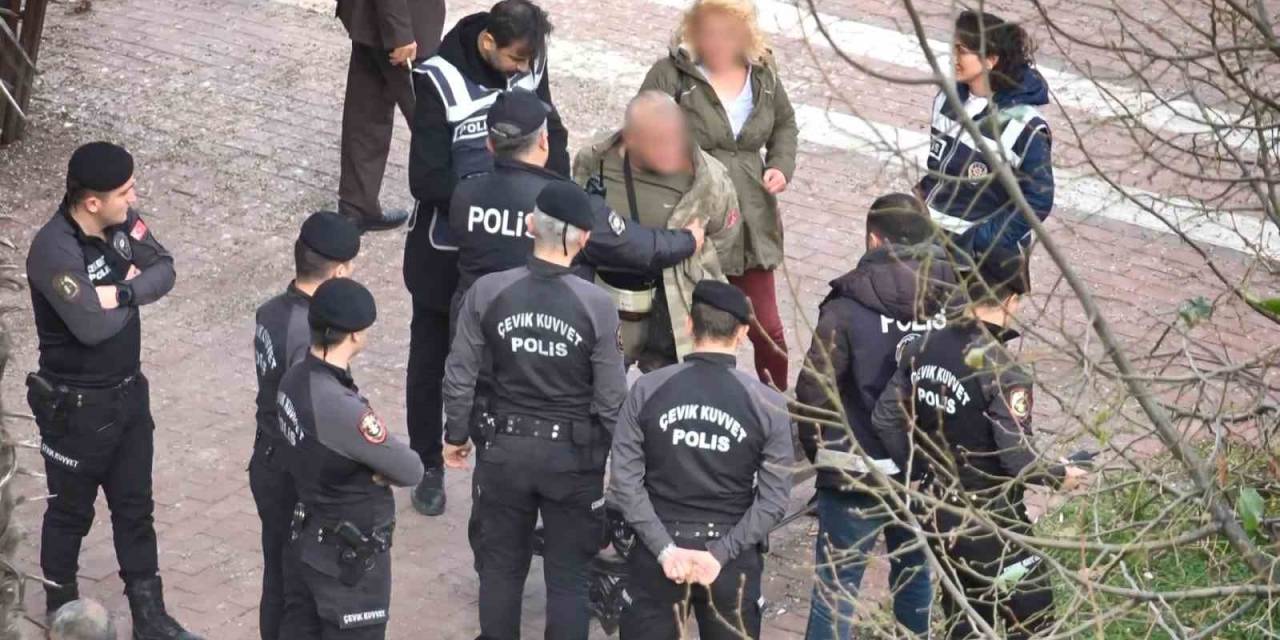 Anıtpark’ta Yine Sarhoş Rezaleti: Polise Mukavemette Bulundu, Ortalığı Birbirine Kattı