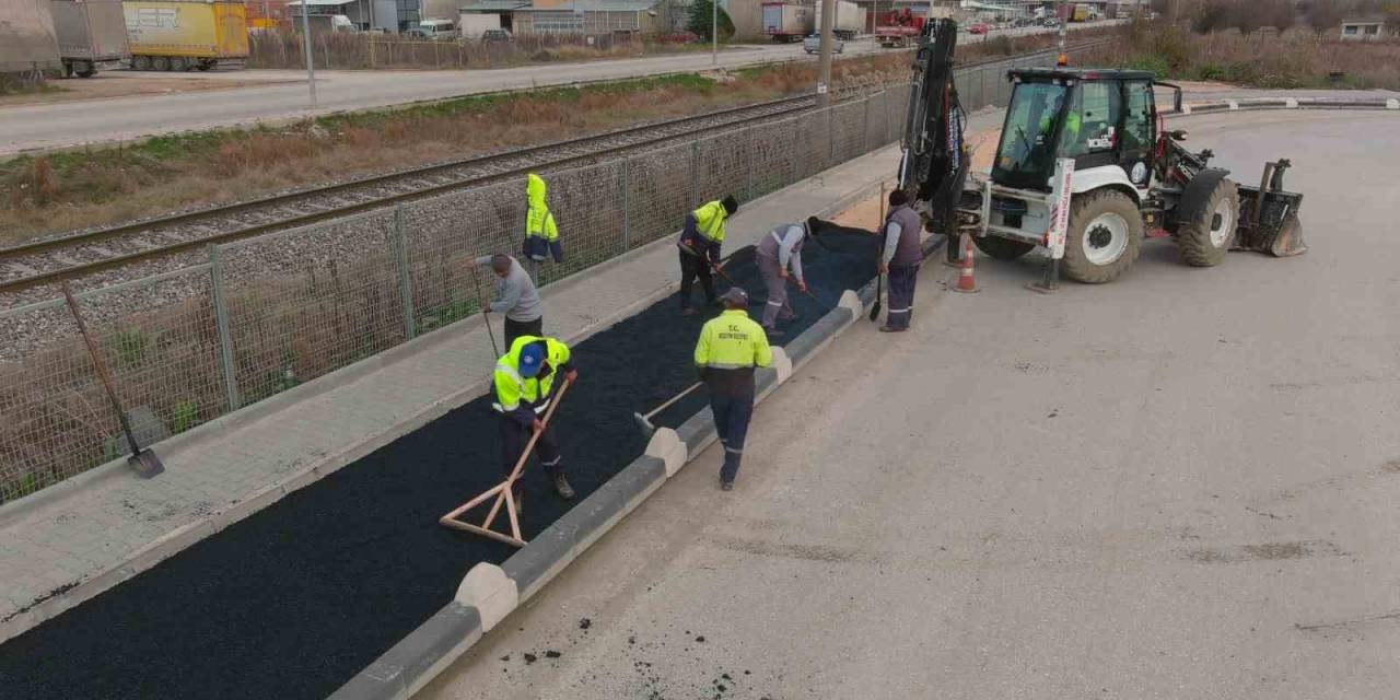 Hastane Yoluna Yeni Bisiklet Yolu