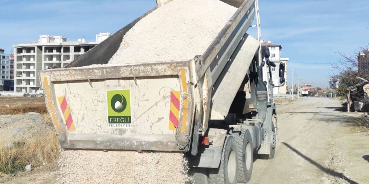 Ereğli’de Yol Bakım Ve Onarım Çalışması Devam Ediyor