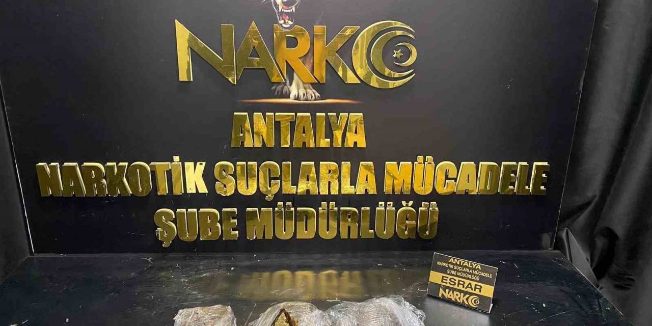 Uyuşturucu Madde Operasyonunda 4 Kilogram Esrar Ele Geçirildi