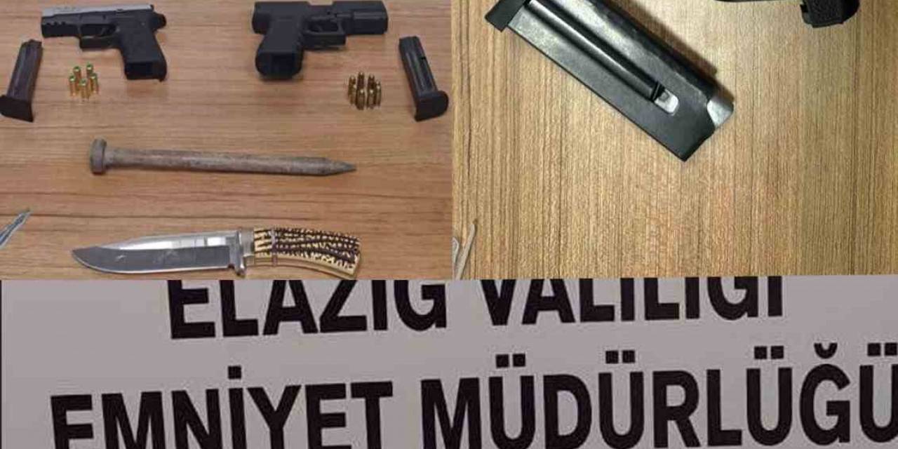 Elazığ’da Aranan 9 Şüpheli Yakalandı