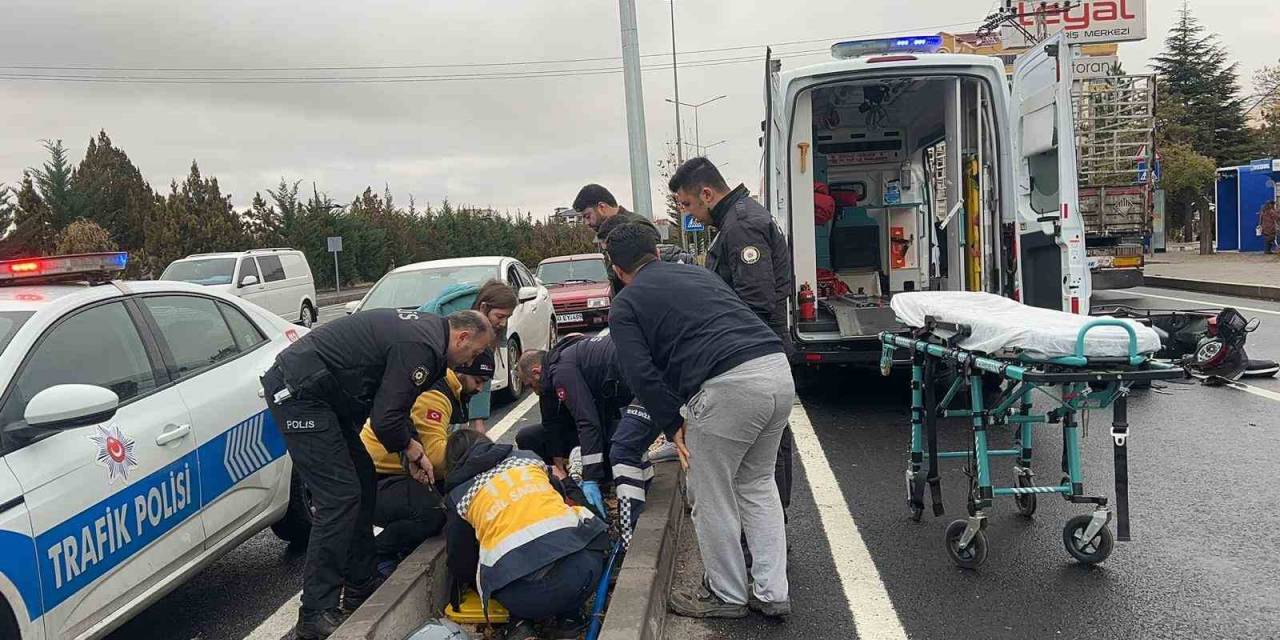 Yağış Kazaya Neden Oldu: 1 Yaralı