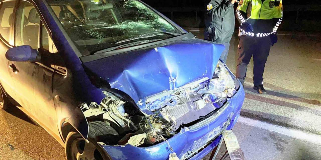 Konya’da Otomobil Kamyona Çarptı: 1 Yaralı