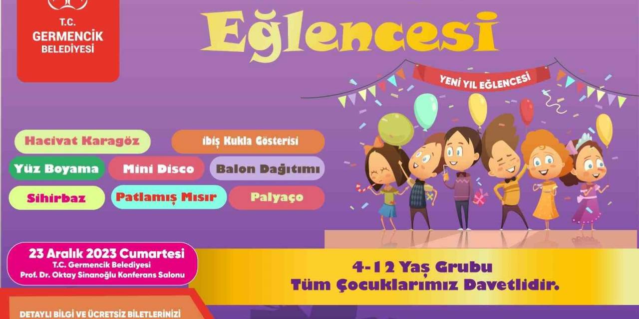 Germencik’te Çocuklar İçin Yeni Yıl Eğlencesi Düzenlenecek