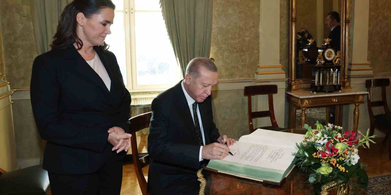 Cumhurbaşkanı Erdoğan, Macaristan Cumhurbaşkanı Novak İle Görüştü