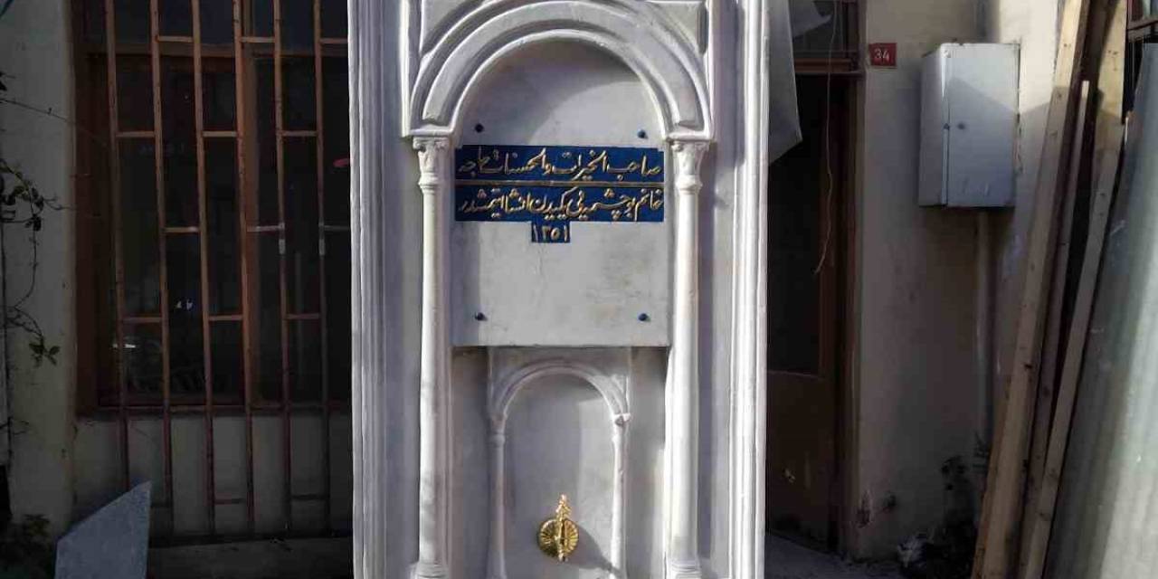 Eyüpsultan’da Tarihi Çeşme Yeniden Hayat Buldu