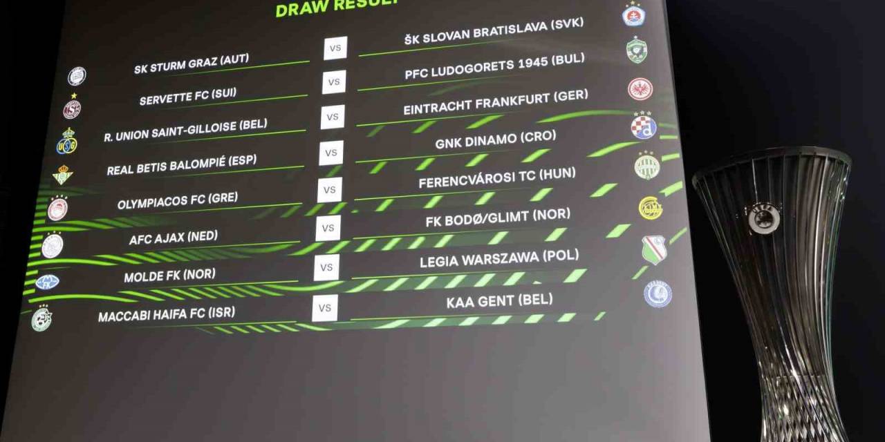 Uefa Avrupa Konferans Ligi’nde Play-off Turu Eşleşmeleri Belli Oldu