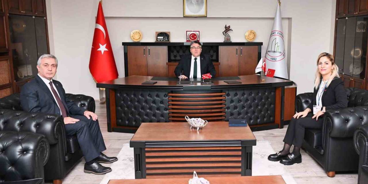 Doç. Dr. Çiğdemoğlu’ndan Rektör Özölçer’e Ziyaret