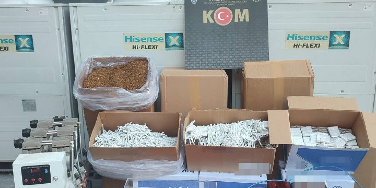 Kahramanmaraş’ta 30 Bin Makaron Ele Geçirildi