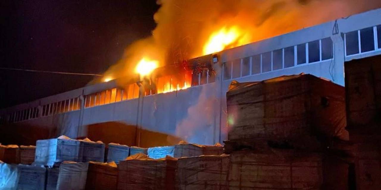 Bilecik’te Seramik Fabrikasında Yangın
