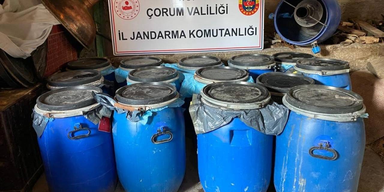 Jandarmadan Kaçak İçki Operasyonu