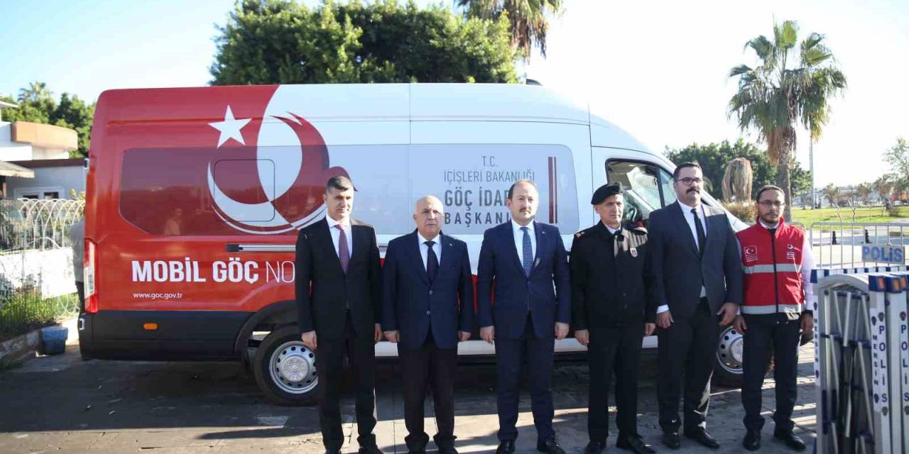 2 Mobil Göç Aracı Mersin’de Hizmet Vermeye Başladı