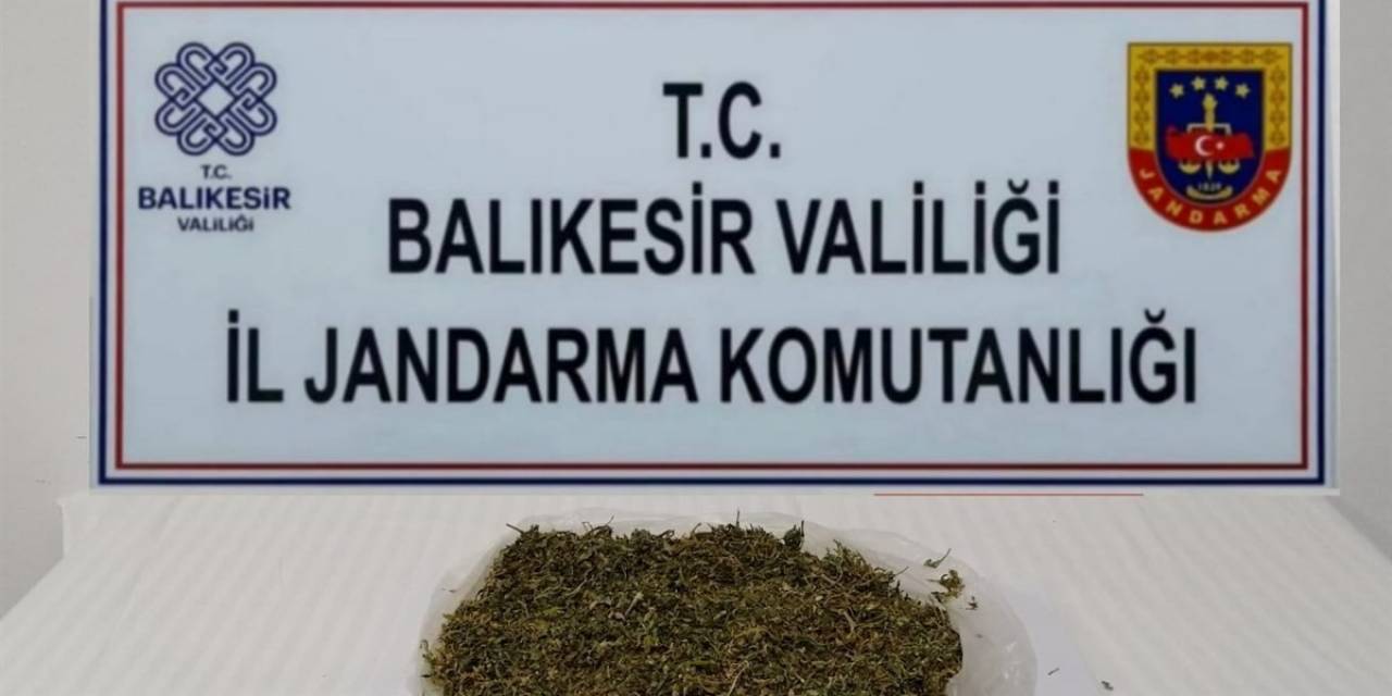 Balıkesir’de 2 Şahsa Uyuşturucu Operasyonu