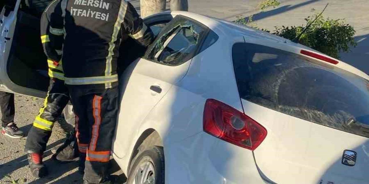 Tarsus’ta Trafik Kazası: 1 Yaralı