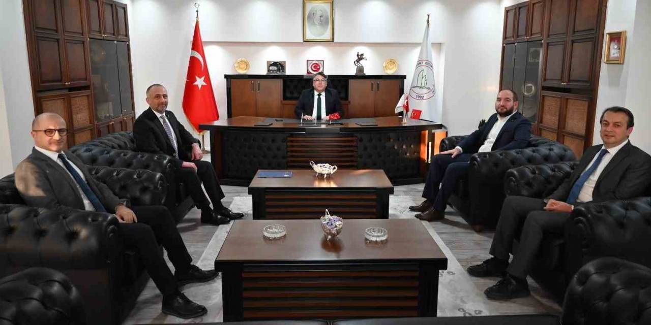 Başkanlardan Rektör Özölçer’e Ziyaret