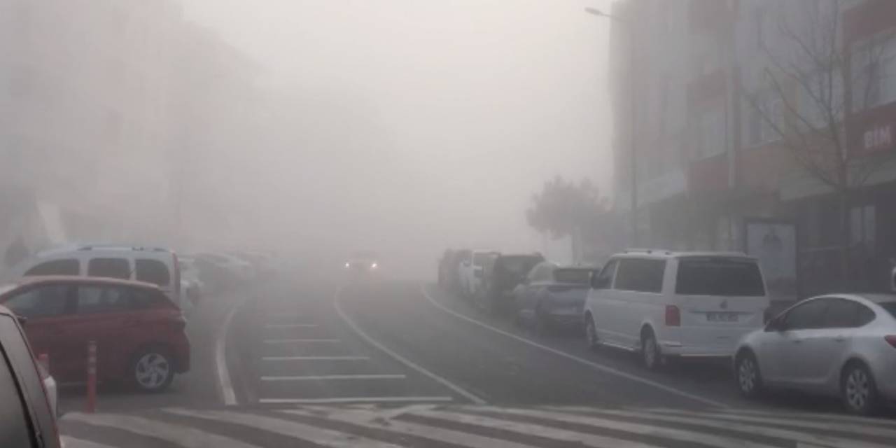 Tekirdağ’da Yoğun Sis Öğle Saatlerine Kadar Etkili Oldu