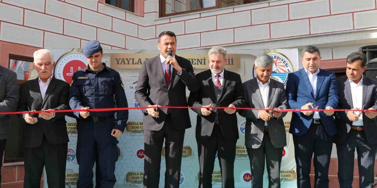 Kaş Yayla Belenli Yeni Camii Açıldı