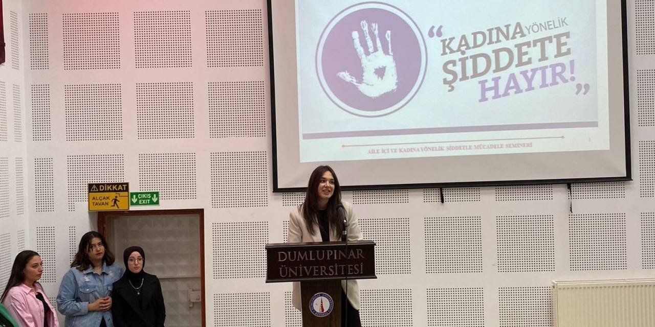 Emet Myo’da ’’kadına Yönelik Şiddetle Mücadele Günü’’ Konulu Konferans