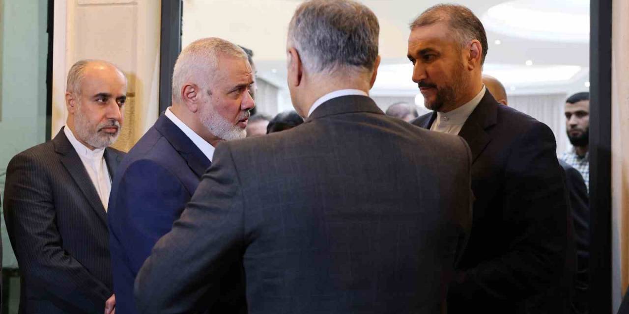 Hamas Siyasi Büro Başkanı Haniye, İran Dışişleri Bakanı Abdullahiyan İle Görüştü