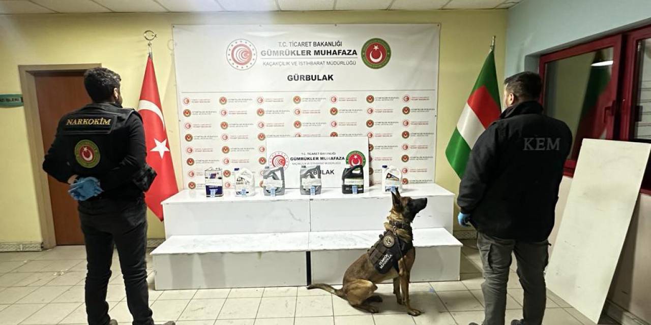 Gürbulak’ta Uyuşturucu Operasyonu