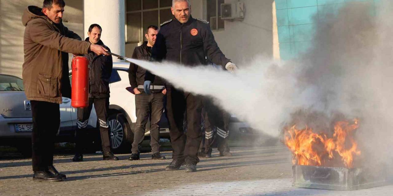 Terminal Çalışanlarına Yangına Müdahale Eğitimi