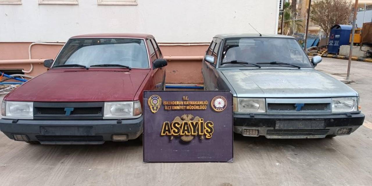 Hatay’da Çalıntı 2 Araç Bulundu, 4 Kişi Tutuklandı