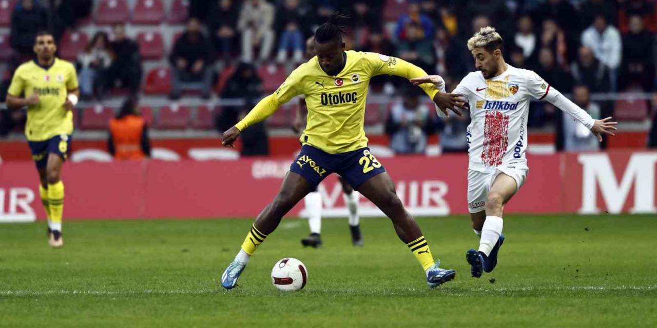 Kayserispor İç Sahada İlk Kez Kaybetti