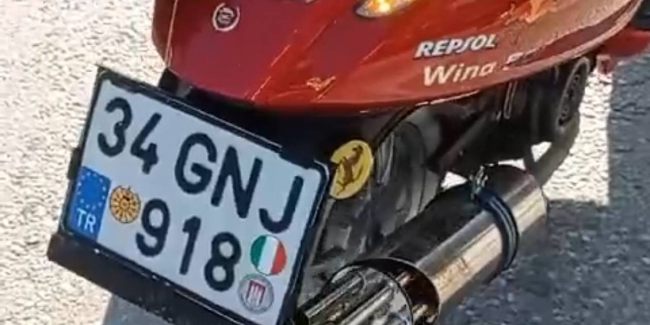 Egzoza Taktığı Aparat Polisi Bile Şaşırttı
