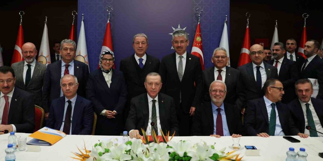 Kayseri Teşkilatı Cumhurbaşkanı Erdoğan İle Buluştu