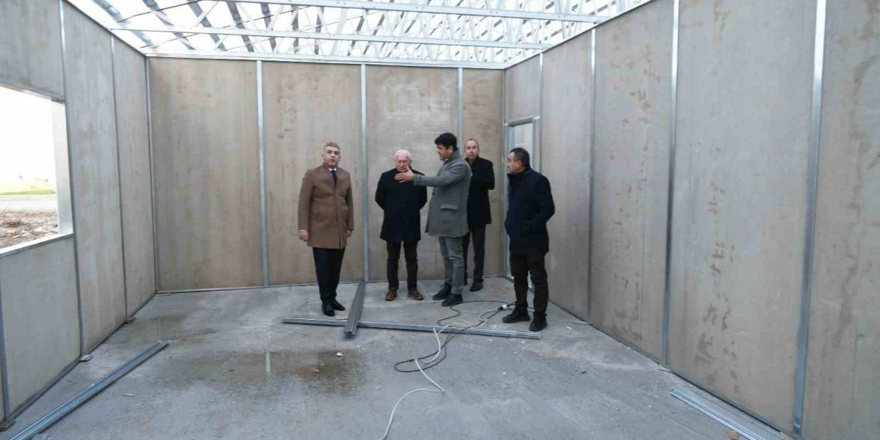 Lapseki İlçe Tarım Ve Orman Müdürlüğü Binasının İnşaatı Hızla Sürüyor