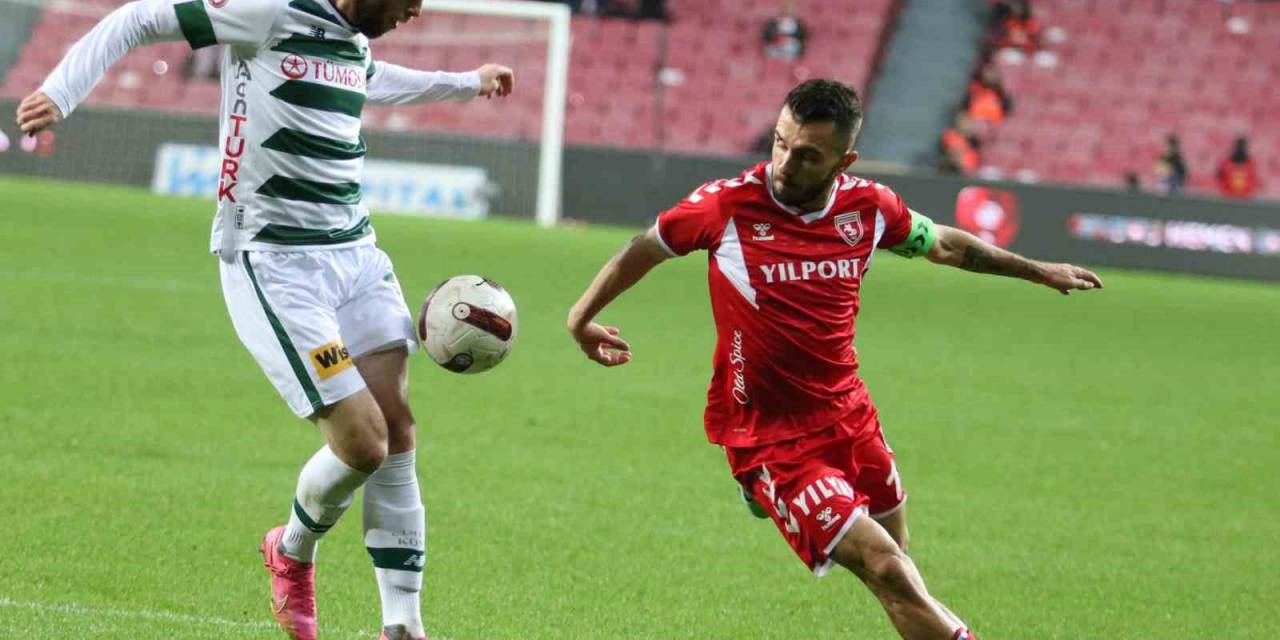Trendyol Süper Lig: Samsunspor: 1 - Konyaspor: 1 (Maç Sonucu)