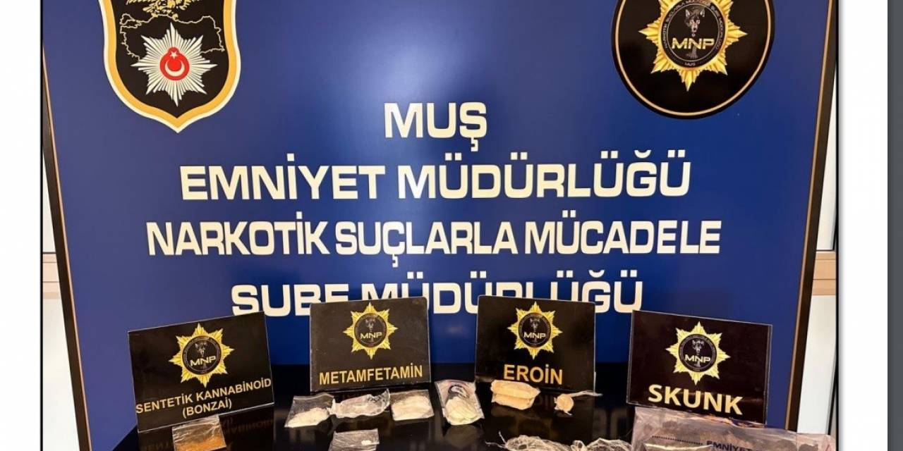 Muş’ta Uyuşturucu Operasyonu: 8 Gözaltı