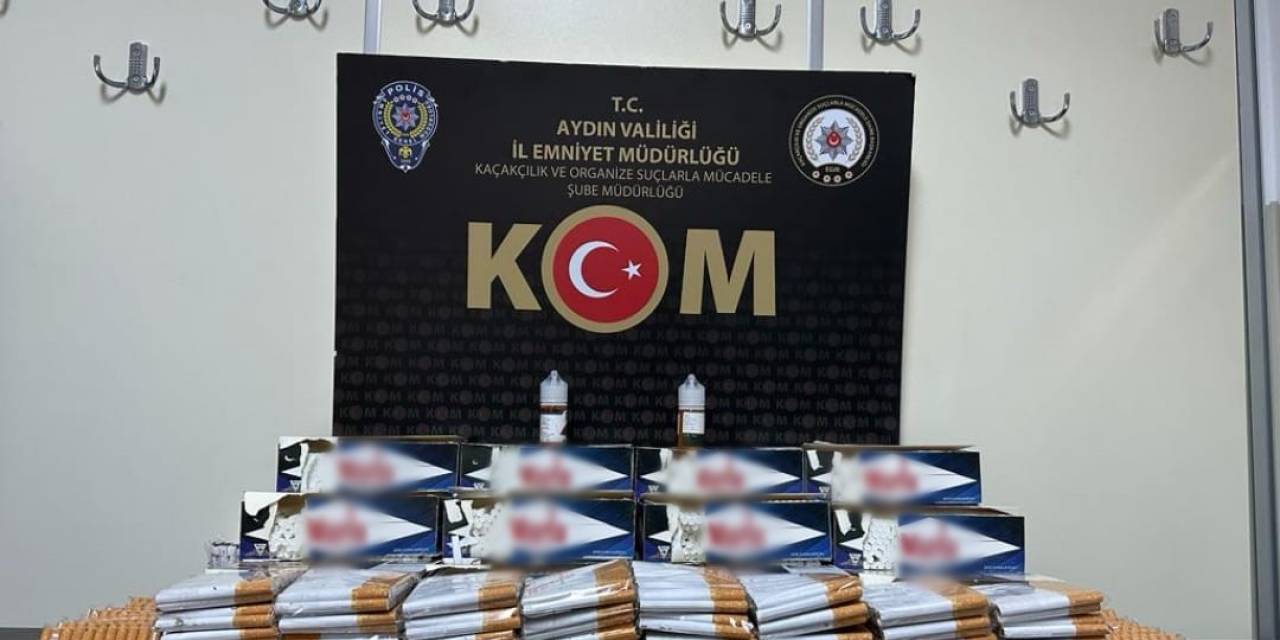 Aydın’da 90 Binin Üzerinde Makaron Ele Geçirildi