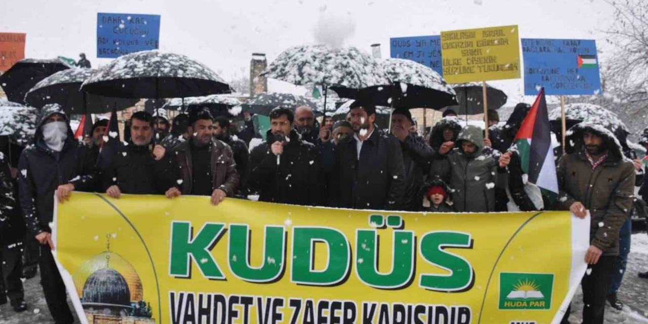 Muş’ta İsrail’e ‘Gazze’ Tepkisi