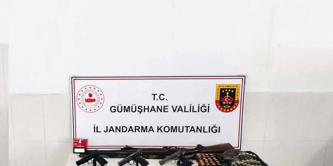 Torul’da Kaçak Silah Operasyonu