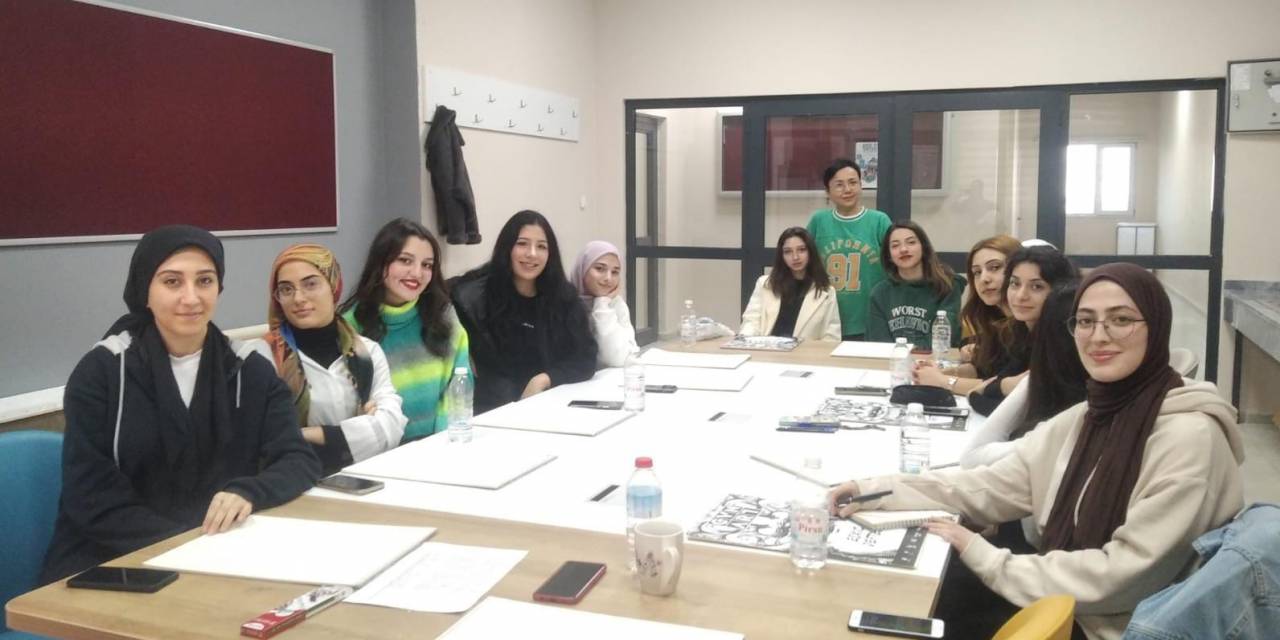 Koçarlı Kyk Yurdunda Öğrencilere Resim Kursu