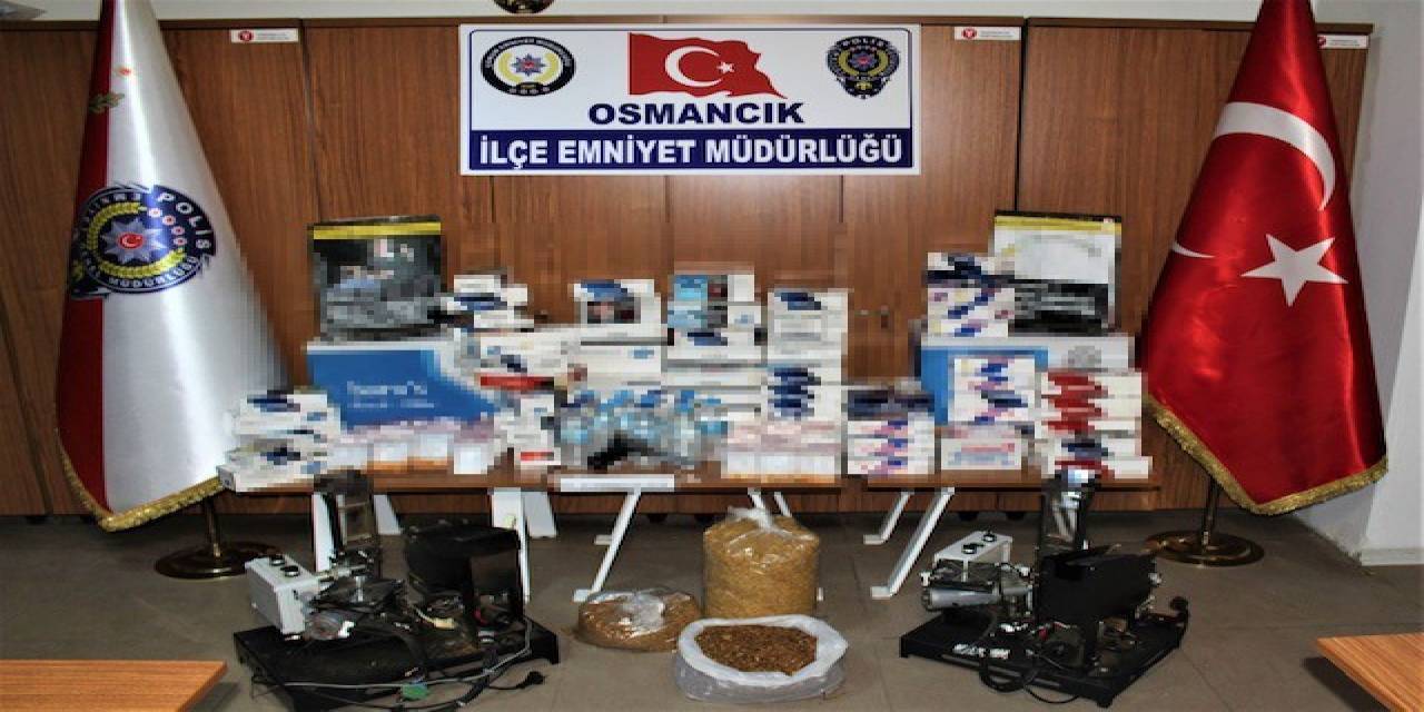 Çorum Polisinden Kaçak Alkol Ve Sigara Operasyonu