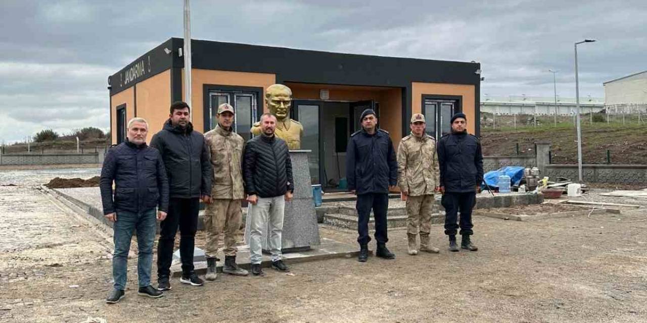 Ezine Gıda İhtisas Osb’de Jandarma Karakolunun İnşaatı Tamamlandı