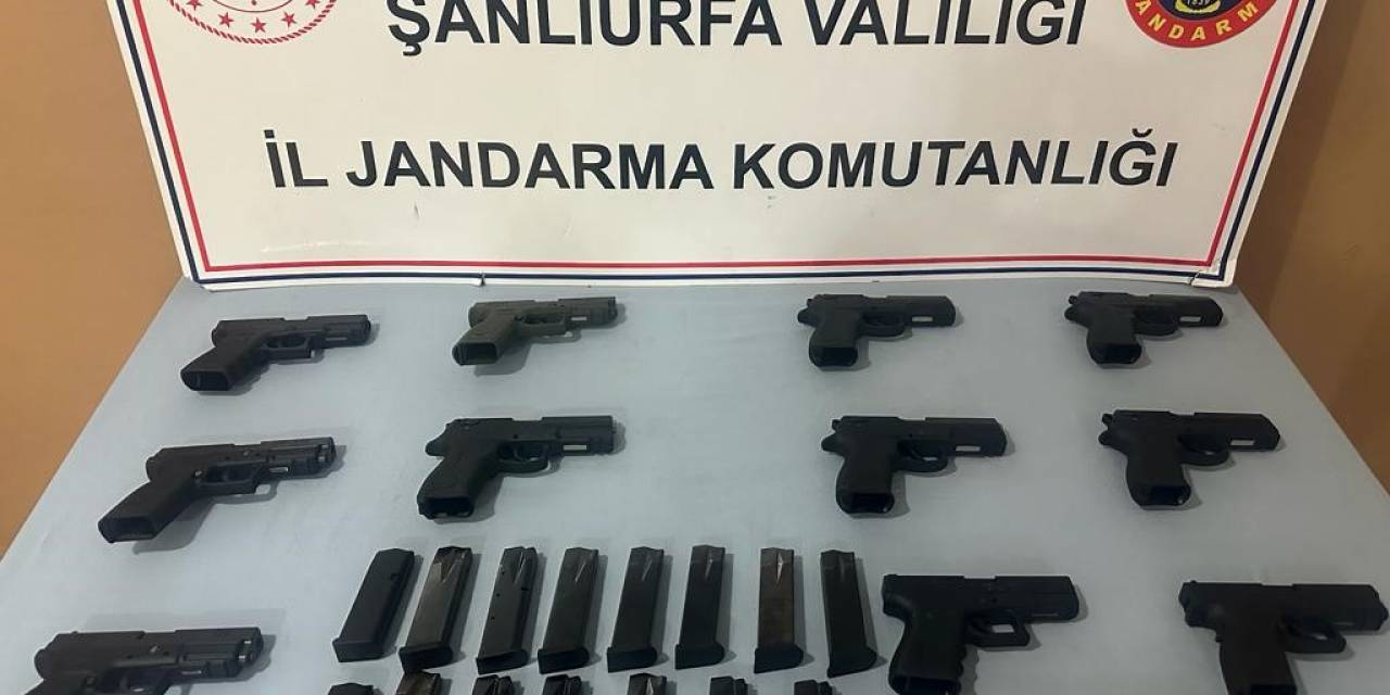Şanlıurfa’da 11 Ruhsatsız Tabanca Ele Geçirildi: 3 Gözaltı