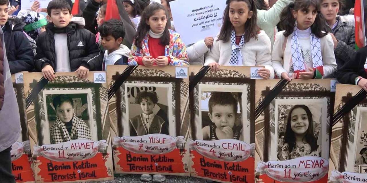 Yalovalı Çocuklar Filistinli Çocuklar İçin Yürüdü