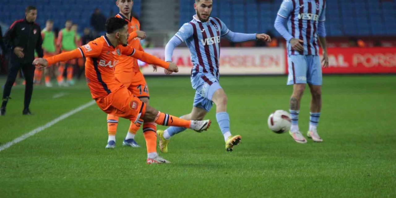 Trendyol Süper Lig: Trabzonspor: 1 - Rams Başakşehir: 1 (Maç Sonucu)