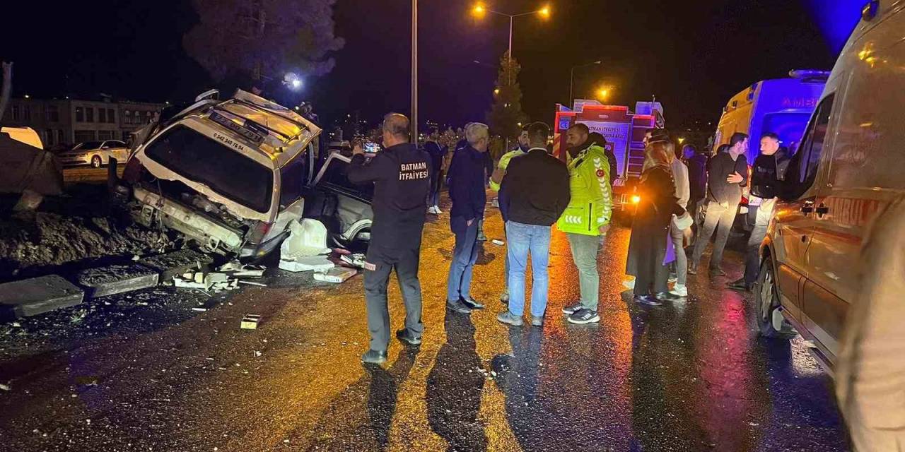 Kontrolden Çıkan Hafif Ticari Refüje Girdi: 1 Ağır Yaralı