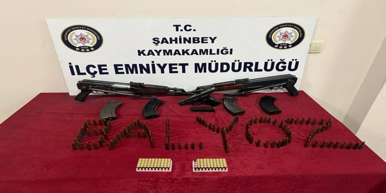Gaziantep’te 2 Tüfek İle 1 Tabanca Ele Geçirildi
