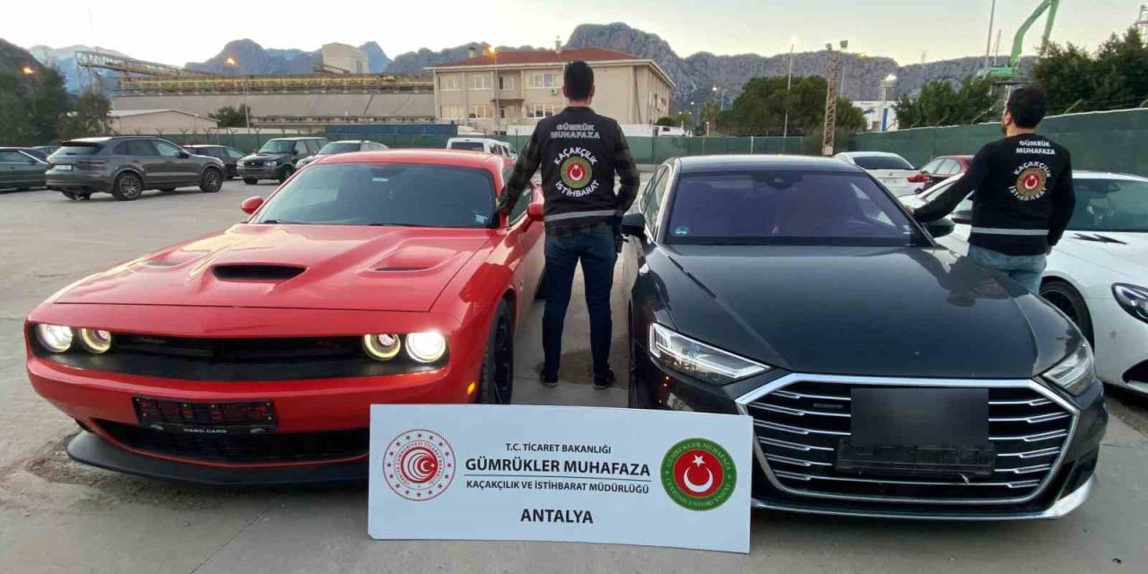Gümrük Muhafaza Ekipleri 187 Milyon Liralık Kaçak Lüks Araçlara El Koydu
