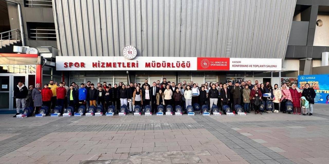 Yetenek Taraması Sporcularına Malzeme Desteği