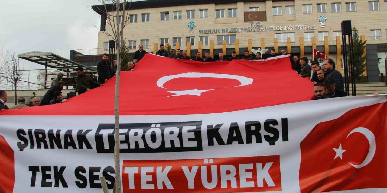 Şırnak’ta Terör Saldırılarına Tepki, Pençe-kilit Operasyonlarına Destek