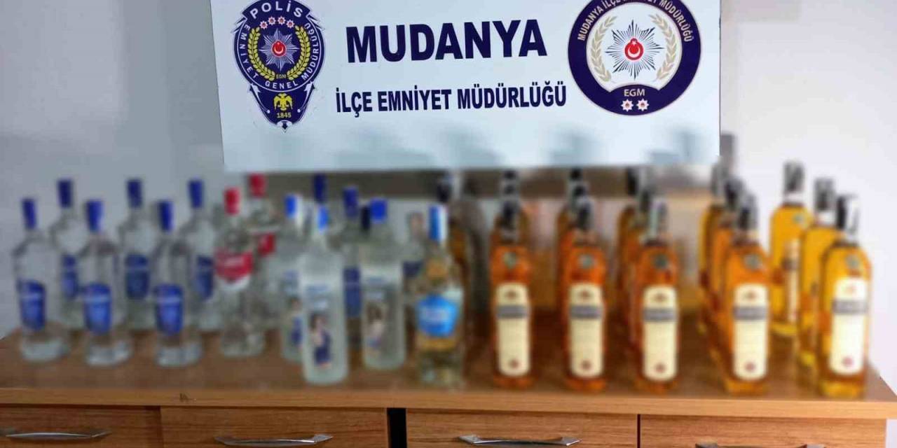 Mudanya Emniyeti’nden Sahte Ve Kaçak Alkol Operasyonu