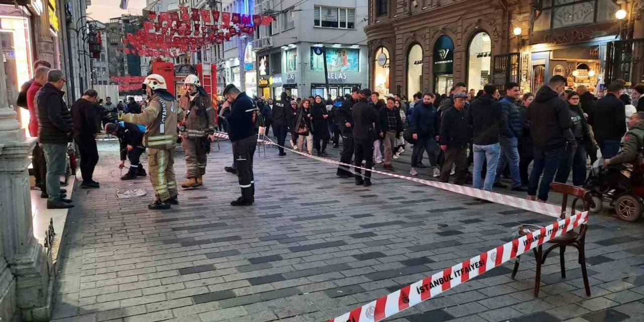 İstiklal Caddesi’nin Bir Bölümü Doğalgaz Kaçağı Nedeniyle Kapatıldı